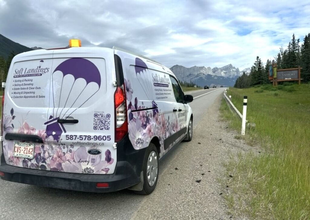 soft landings moving van in Canmore